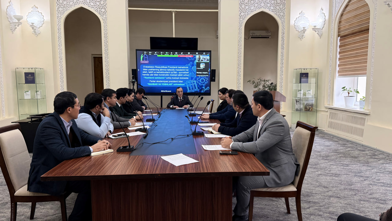 Yoshlar – ilm-fan kelajagi, ilm-fan esa taraqqiyot poydevori!